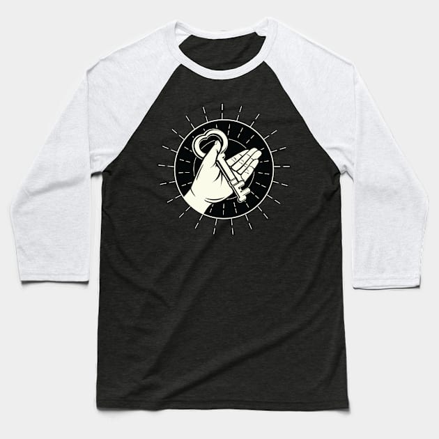 Key of life Baseball T-Shirt by PaunLiviu